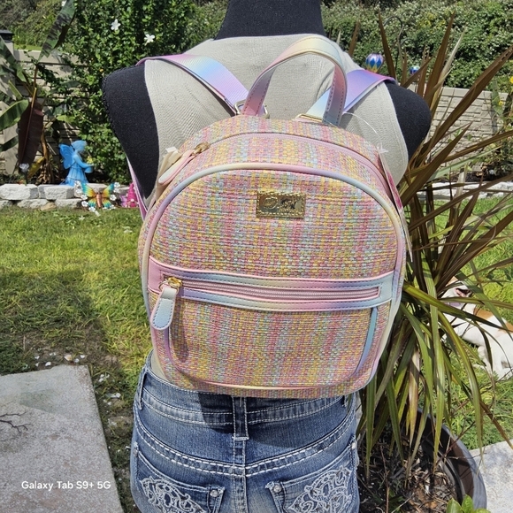 BETSEY JOHNSON RAINBOW LUV BETSEY SMALL BACKPACK main image 4
